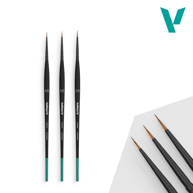 Vallejo Detail Definition Paint Brush Set