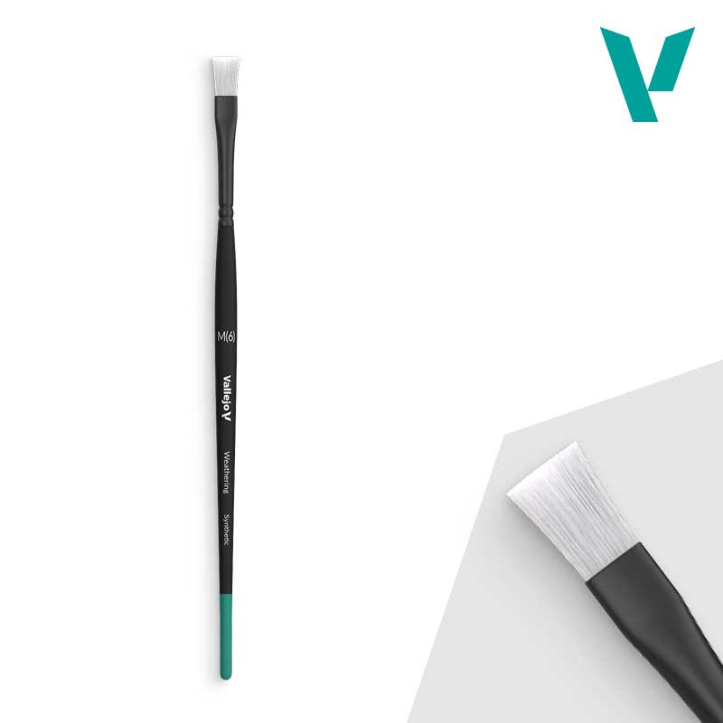 Vallejo Weathering Brush Flat Medium