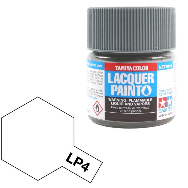 Tamiya Lacquer - LP-4 Flat White (10ml) 82104