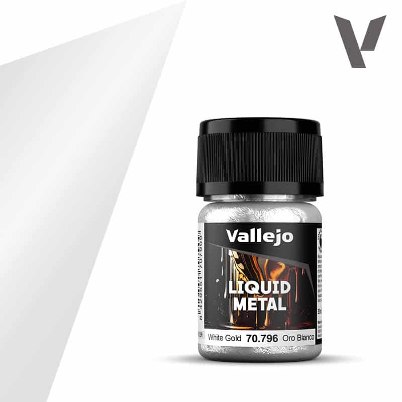 Vallejo Model Color - White Gold (18ml) Liquid Metal 70.796