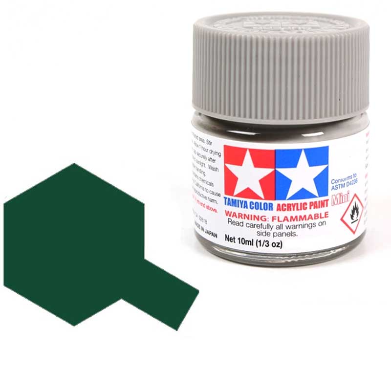 Tamiya Acrylic XF-27 Black Green (10ml) 81727
