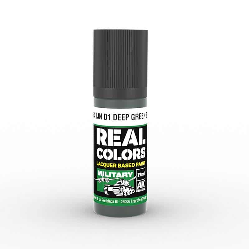 AK Interactive Real Color - IJN D1 Deep Green Black (17ml) RC954