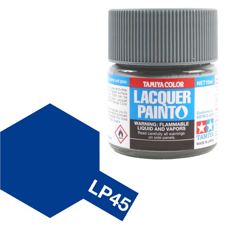 Tamiya Lacquer - LP-45 Racing Blue (10ml) 82145