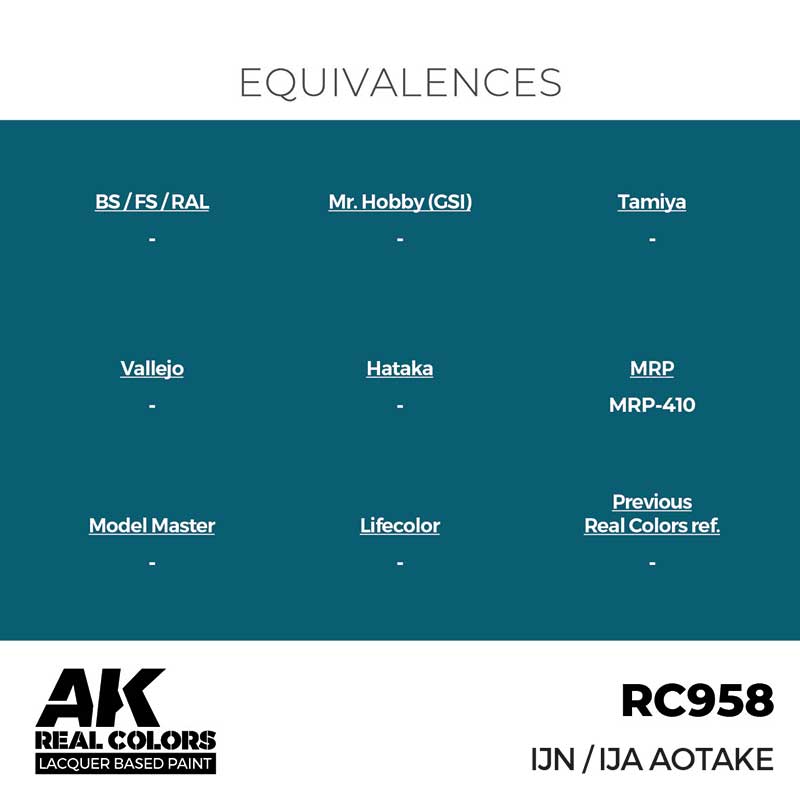 AK Interactive Real Color - IJN / IJA Aotake (17ml) RC958