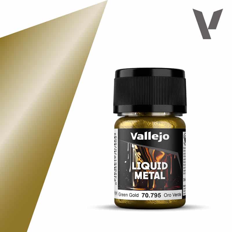 Vallejo Model Color - Green Gold (18ml) Liquid Metal 70.795