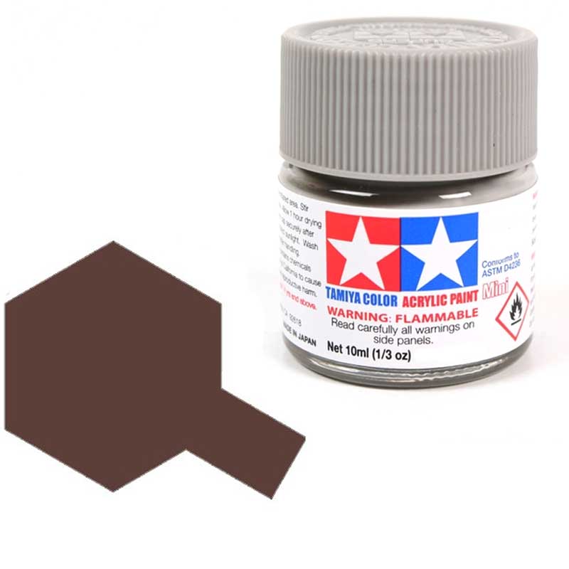 Tamiya Acrylic XF-10 Flat Brown (10ml) 81710