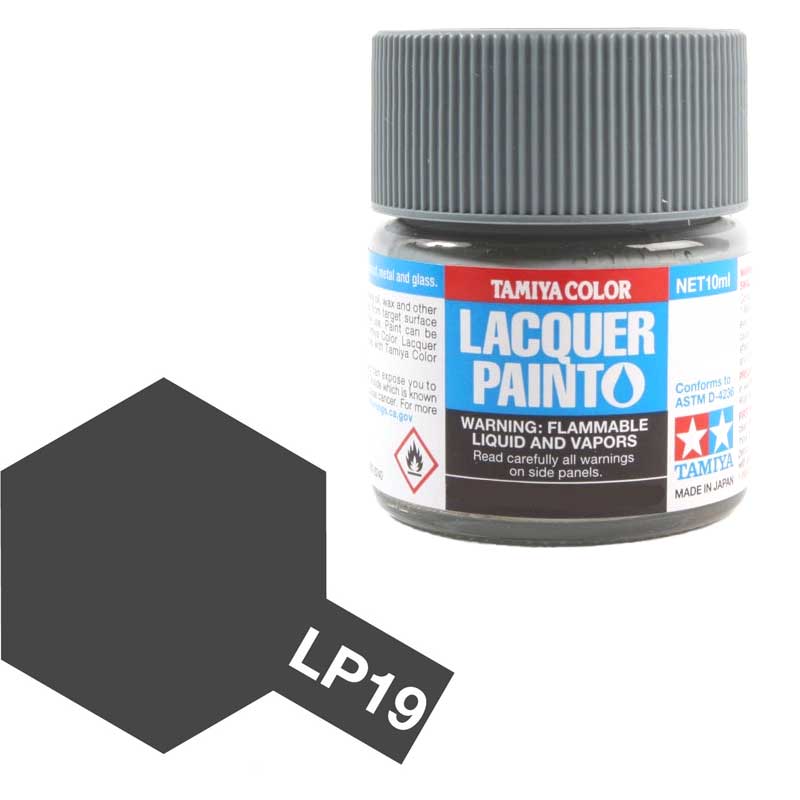 Tamiya Lacquer - LP-19 Gun Metal (10ml) 82119