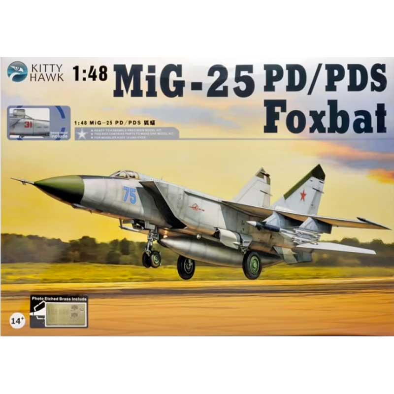 Kitty Hawk MiG-25 PD/PDS Foxbat (1/48) KH80119