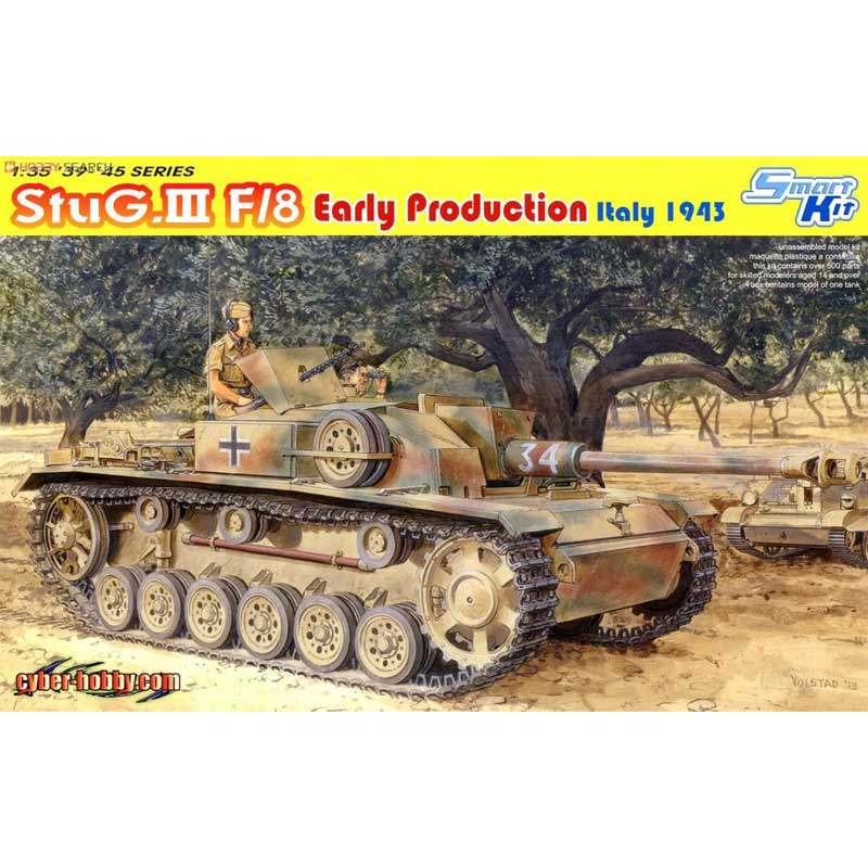1/35 StuG.III Ausf.F/8 Early Production Italy1943 (Smart Kit) Dragon 6620 *Damaged Box*