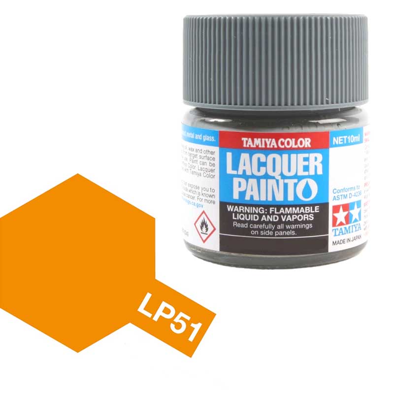 Tamiya Lacquer - LP-51 Pure Orange (10ml) 82151