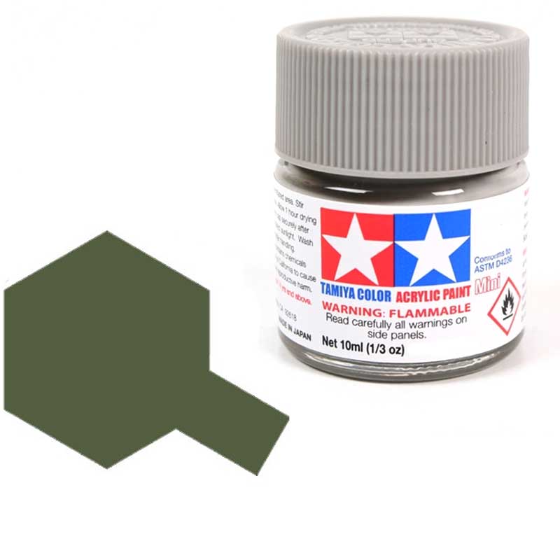 Tamiya Acrylic XF-62 Olive Drab (10ml) 81762