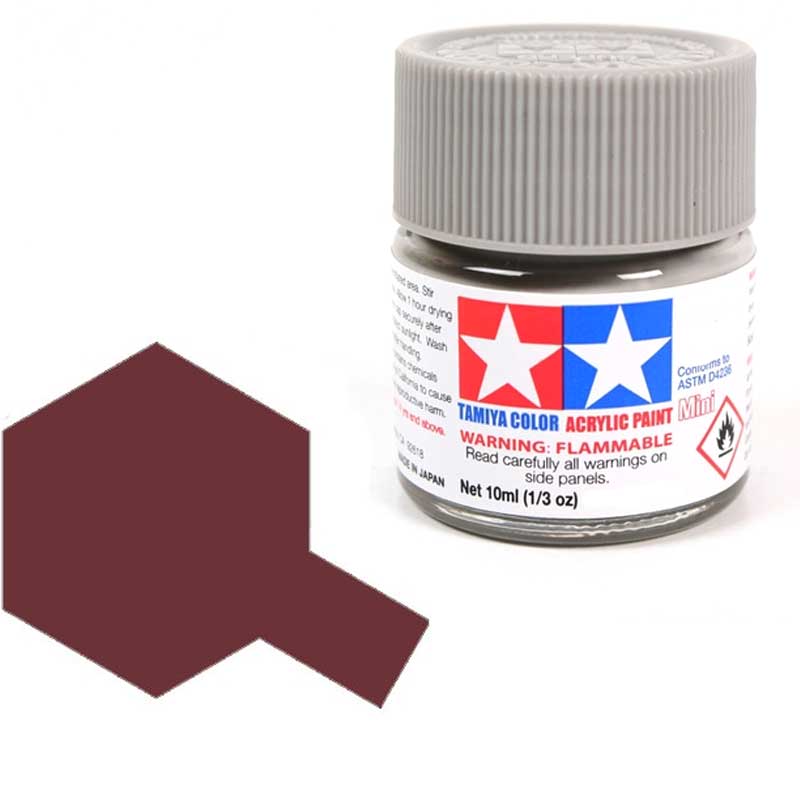 Tamiya Acrylic XF-9 Hull Red (10ml) 81709