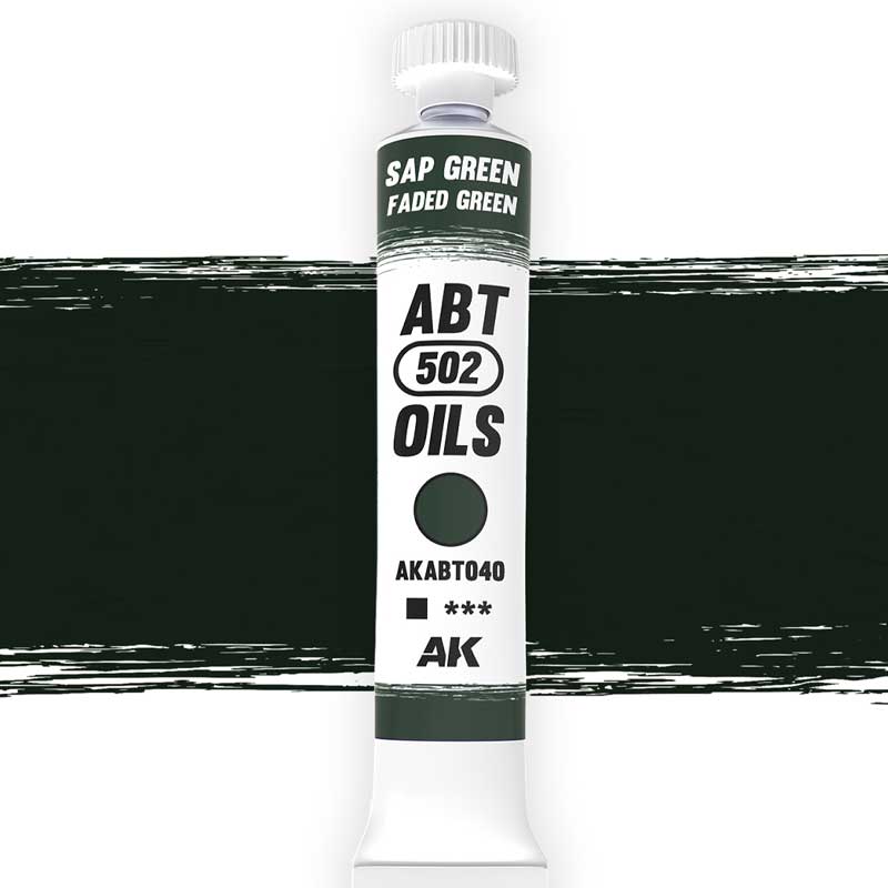 Abteilung 502 Oil Paint Sap Green / Faded Green (20ml) AKABT040