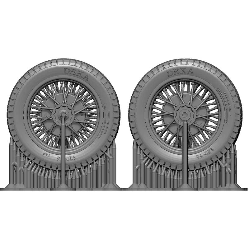 1/35 Zundapp KS750 Wheel Set for Academy Detail Set BSK Model BSKW35001
