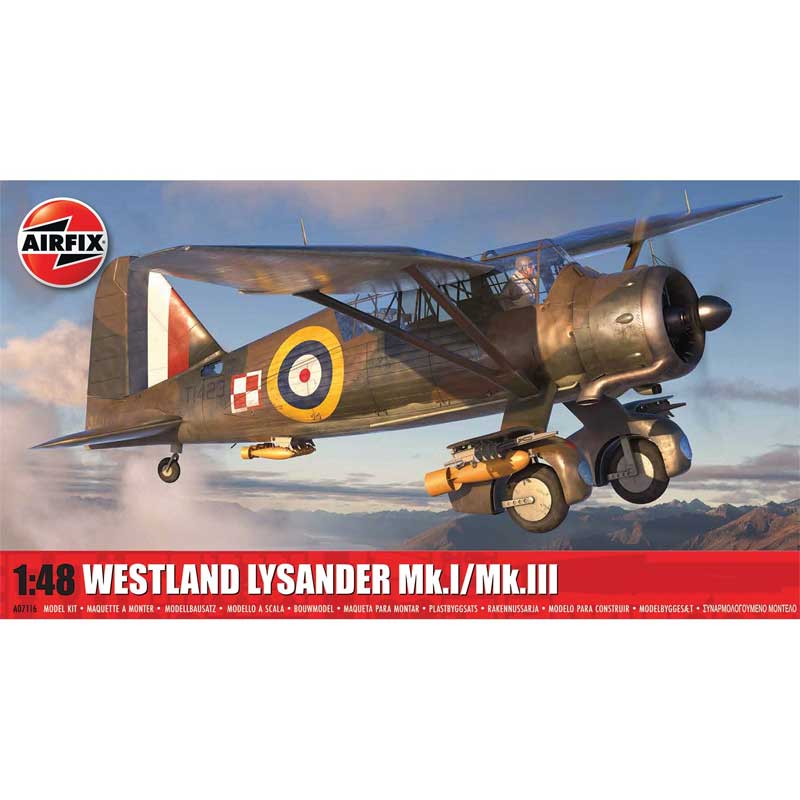 Airfix Westland Lysander Mk.I/Mk.III (1/48) A07116
