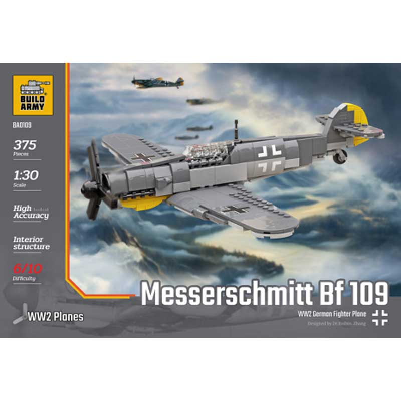Build Army Messerschmitt Bf 109 375pcs BA0109
