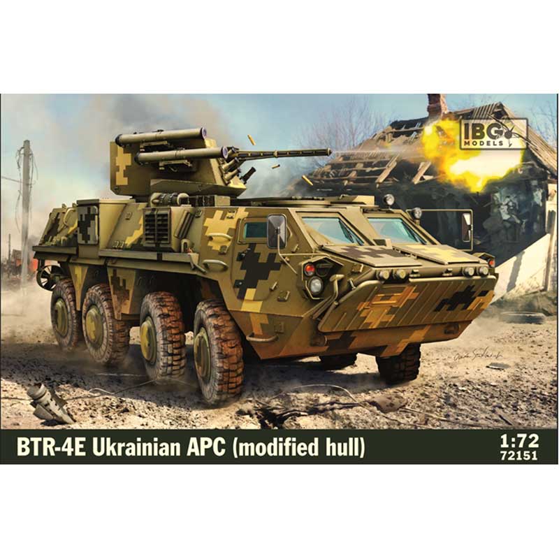 IBG Models Ukrainian APC BTR-4E (Modified Hull) (1/72) 72151