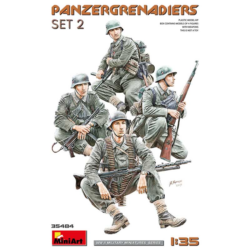 Miniart Panzergrenadiers Set 2 (1/35) 35484