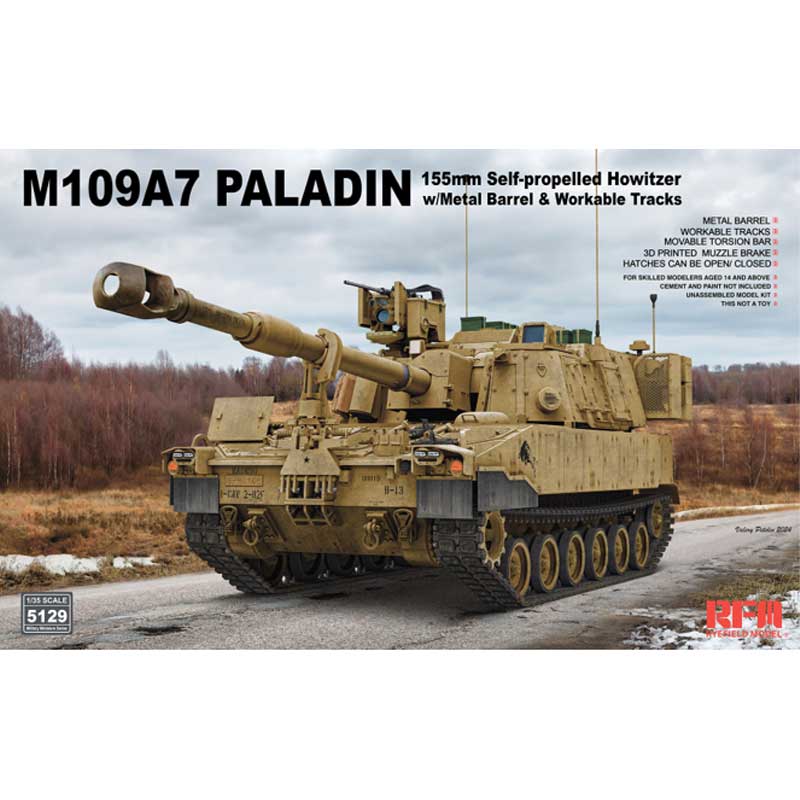 Rye Field Models M109A7 Paladin Howitzer (1/35) RM5129