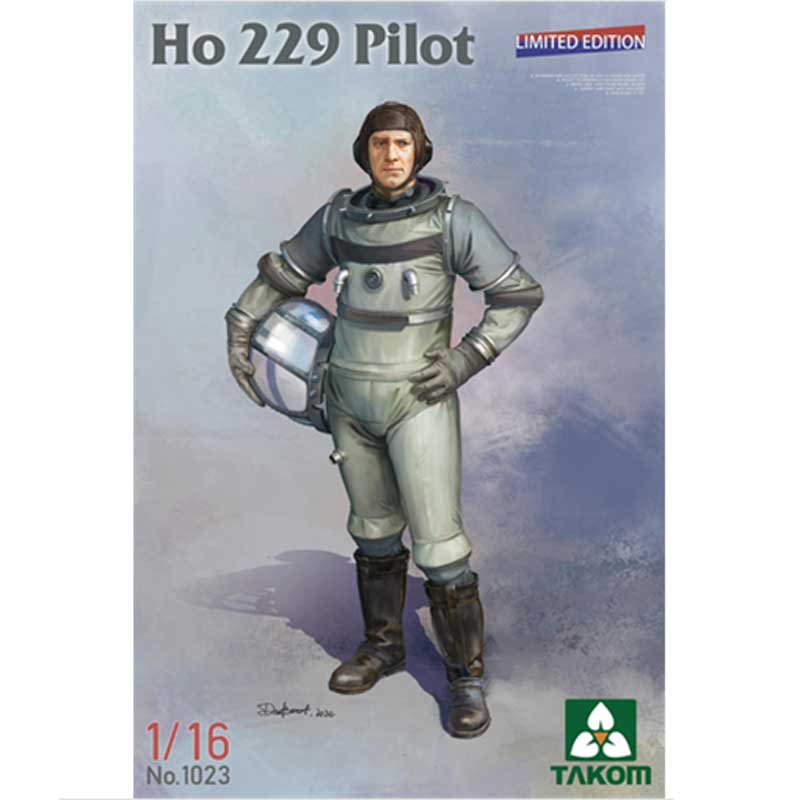 Takom German Air Force Horten Ho 229 Pilot Lim. Ed.Figure (1/16) 01023
