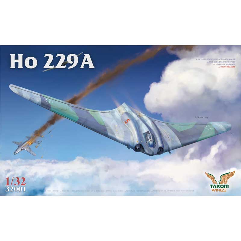 Takom German Air Force Ho 229A Flying Wing (1/32) 32001