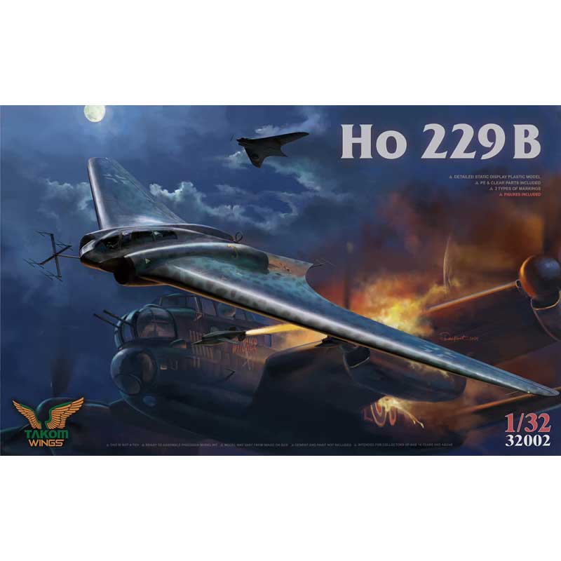 Takom German Air Force Ho 229B 2-Seat Flying Wing (1/32) 32002