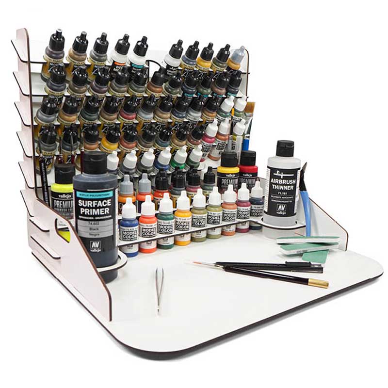 Vallejo Paint Display And Work Station With Vertical Storage (40x30cm) 26.012