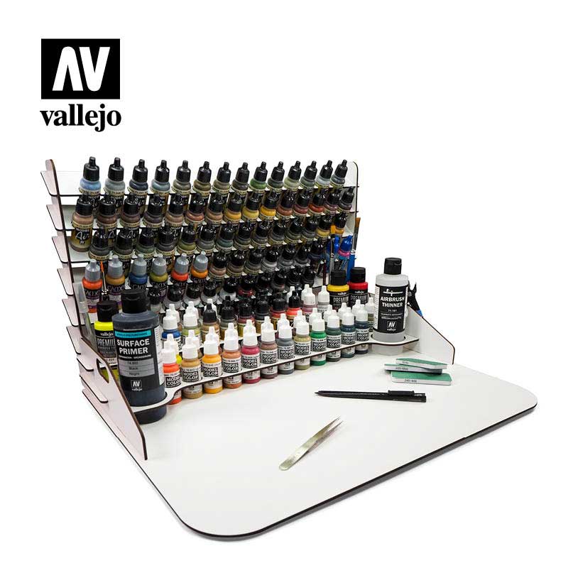 Vallejo Paint Display And Work Station With Vertical Storage (50x37cm) 26.014