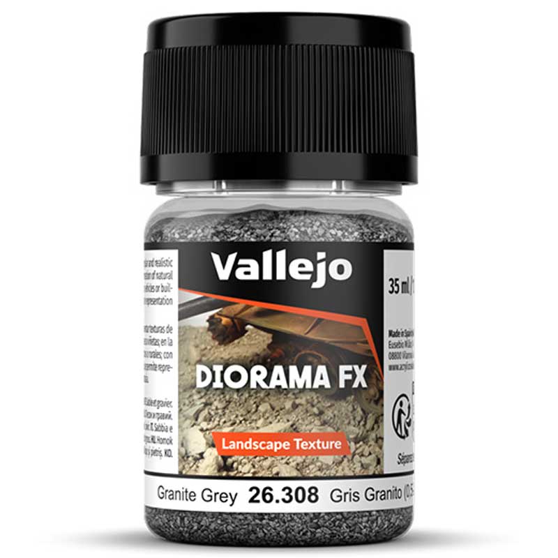 Vallejo Diorama FX Granite Grey 0.5-2 mm (35ml) 26.308