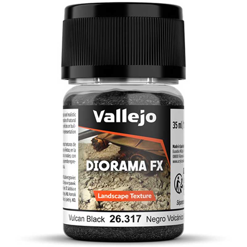 Vallejo Diorama FX Vulcan Black 0.1-2 mm (35ml) 26.317