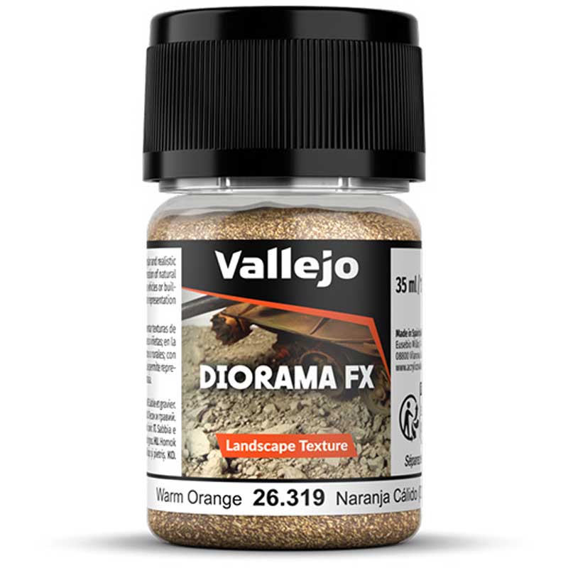 Vallejo Diorama FX Warm Orange 1-2 mm (35ml) 26.319