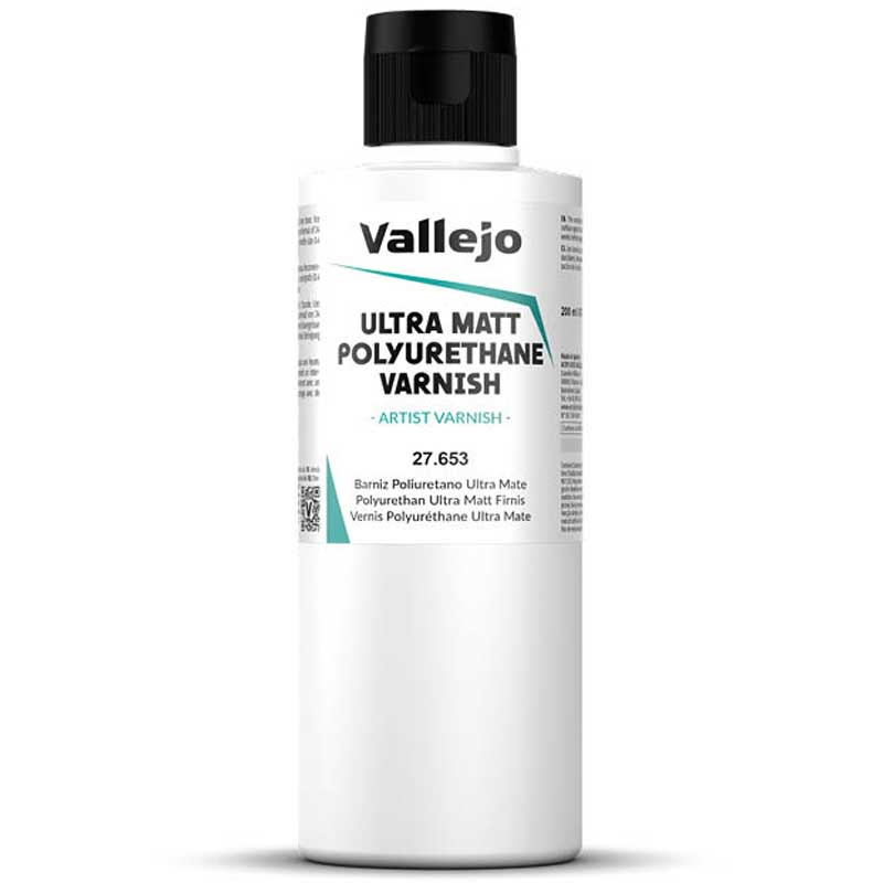 Vallejo Ultra Matt Polyurethane Varnish (200ml) 27.653