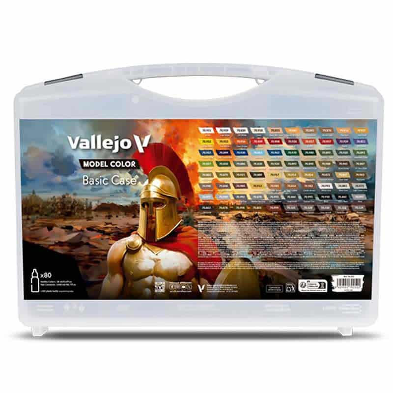 Vallejo Basic Case Model Color Paint Set 70.252
