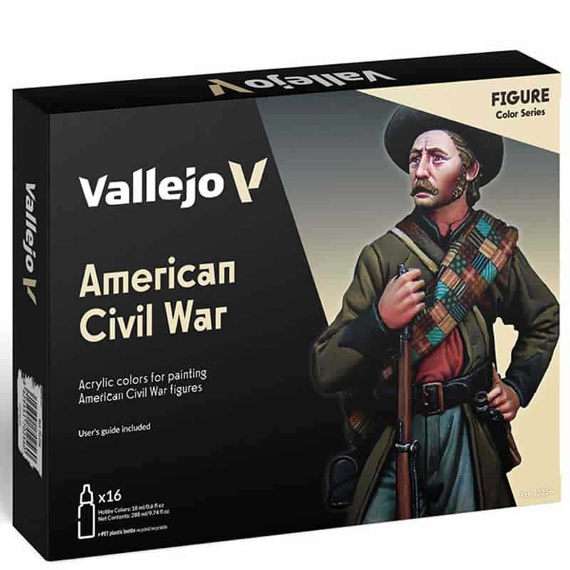 Vallejo American Civil War Model Color Paint Set 70.256