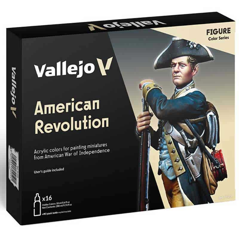 Vallejo American Revolution Model Color Paint Set 70.259