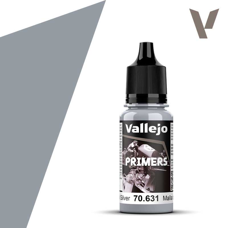 Vallejo Model Color - Chainmail Silver Primer (18ml) 70.631