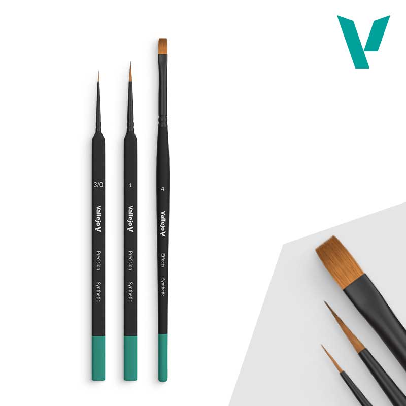Vallejo Paint Brush Starter Set