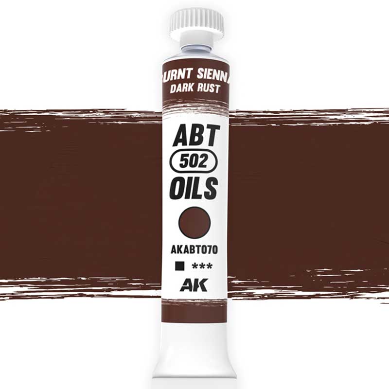 Abteilung 502 Oil Paint Burnt Sienna / Dark Rust (20ml) AKABT070