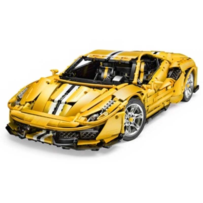Italian Yellow Supercar (3187 pcs) CaDA Bricks C61057W