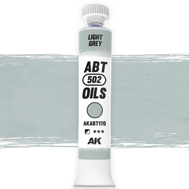 Abteilung 502 Oil Paint Light Grey (20ml) AKABT170