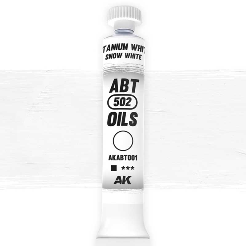 Abteilung 502 Oil Paint Titanium White / Snow White (20ml) AKABT001