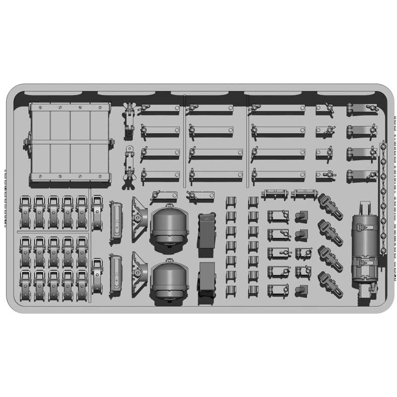 1/35 Tiger Initial Production Detail Set BSK Model BSKD35014