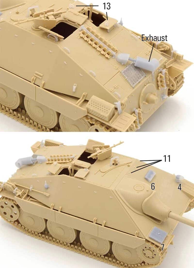1/35 Jagdpanzer 38 Hetzer Detail Set BSK Model BSKD35010