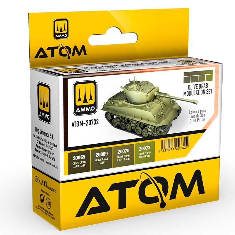 Olive Drab Modulation Set Ammo ATOM-20732