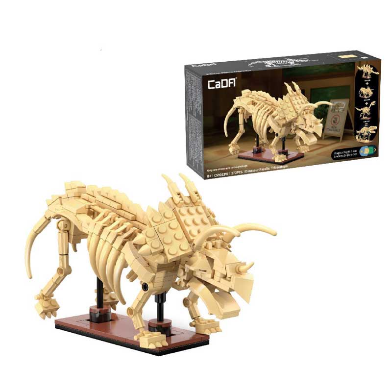 Dinosaur Fossils: Triceratops CaDA Bricks C59013W