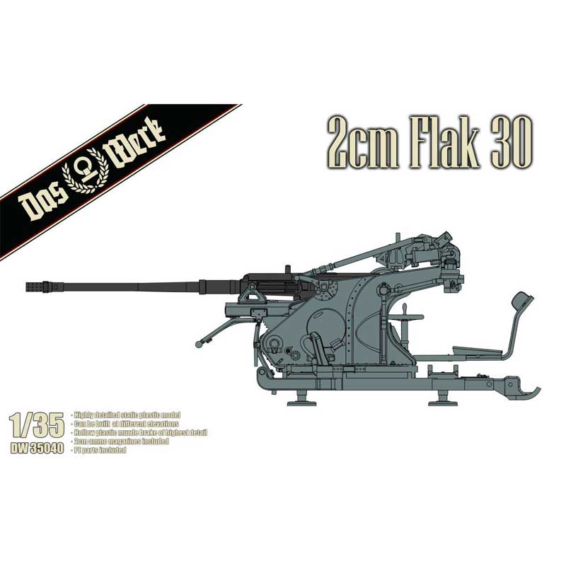 Das Werk German WWII 2 cm Flak 30 (1/35) DW35040