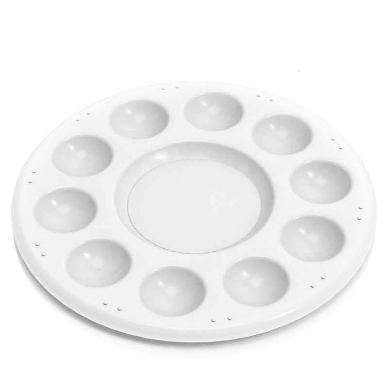 Green Stuff World - Plastic Round Mixing Palette (10 Well)