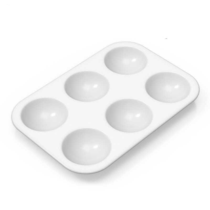 Green Stuff World - Plastic Rectangular Mixing Palette (6 Well)