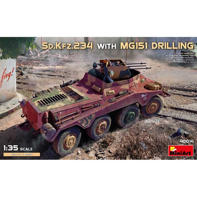 Miniart Sd.Kfz.234 With MG151 Drilling (1/35) 40014