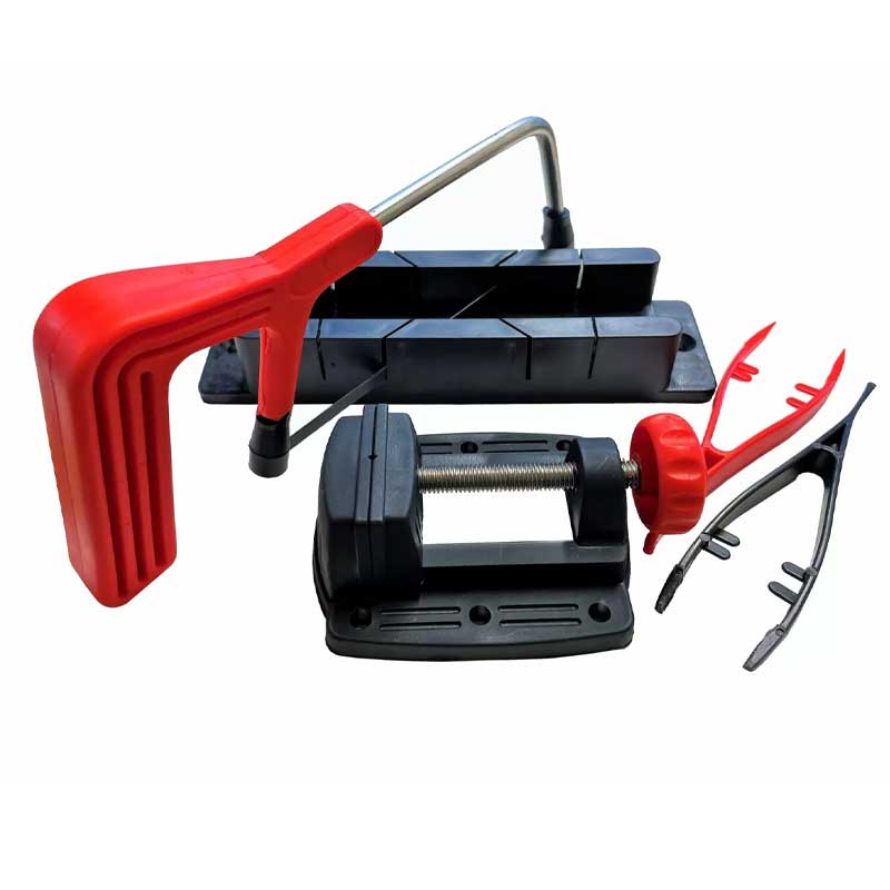 Craft and Model Tool Set: Mini Mitre, Hack Saw, Plastic Drill Vice &Tweezers